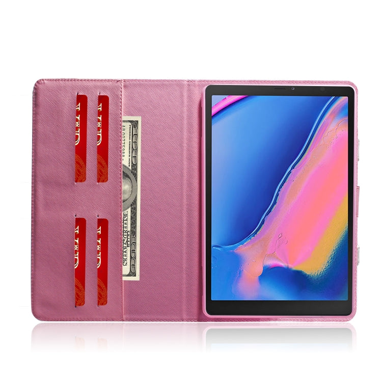 Custodia portafoglio in pelle per Galaxy Tab A 8 (2019)
