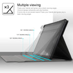 Custodia tablet in pelle ultrasottile staccabile con tastiera magnetica Bluetooth per Galaxy Tab A 8.0 2019 P200 / P205, con supporto