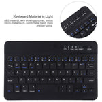 Custodia tablet in pelle ultrasottile staccabile con tastiera magnetica Bluetooth per Galaxy Tab A 8.0 2019 P200 / P205, con supporto