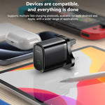 Caricabatterie rapido Yesido YC76 PD 20W USB-C con presa UK