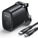 Yesido YC76L Caricatore rapido USB-C 20W con cavo 8 pin