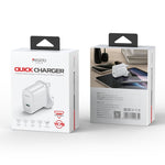 Yesido YC76L Caricatore rapido USB-C 20W con cavo 8 pin