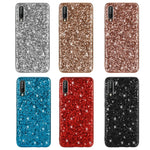Custodia TPU con polvere scintillante per Galaxy A50