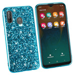 Custodia TPU glitterata per Samsung Galaxy A40