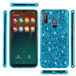 Custodia TPU glitterata per Samsung Galaxy A40