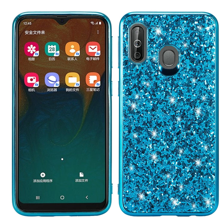 Custodia TPU glitterata per Samsung Galaxy A40