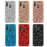 Custodia TPU glitterata per Samsung Galaxy A40