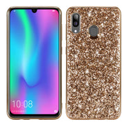 Custodia TPU antiurto con polvere scintillante per Galaxy A30