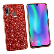 Custodia TPU antiurto con polvere scintillante per Galaxy A30