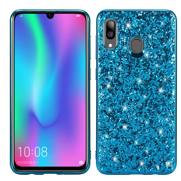 Custodia TPU con polvere scintillante per Galaxy A30
