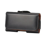 Custodia in pelle con marsupio per smartphone fino a 6,3"