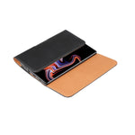 Custodia in pelle con marsupio per smartphone fino a 6,3"