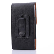 Custodia in pelle con fibbia per smartphone fino a 6,3 pollici