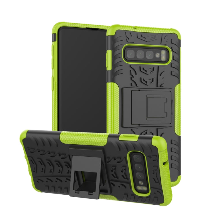 Custodia antiurto TPU e PC con stand per Galaxy S10