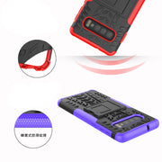 Custodia antiurto TPU e PC con stand per Galaxy S10