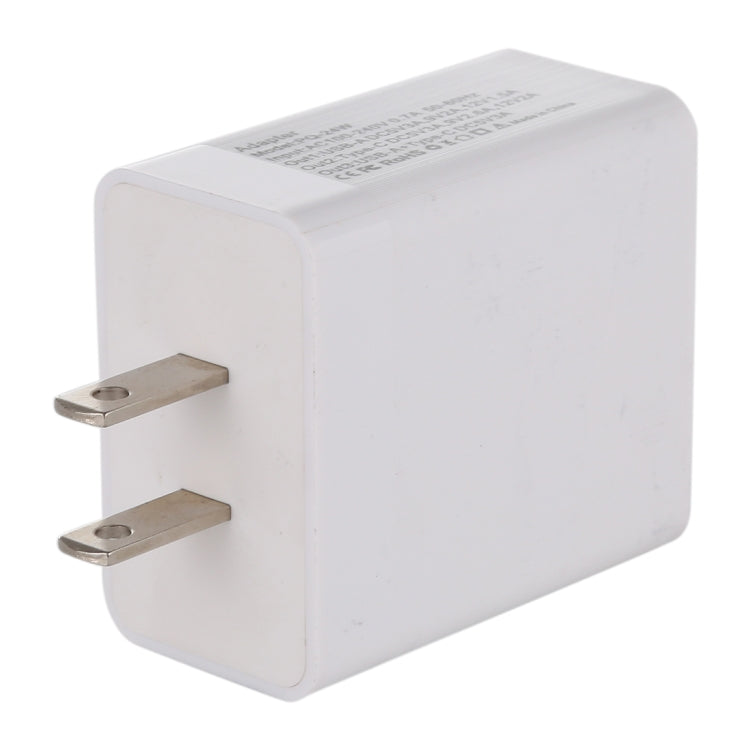 24W US Plug PD Fast Charger Power Adapter + QC3.0, 24W US Plug