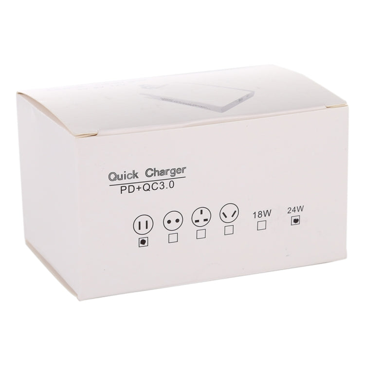 Spina americana per caricabatterie rapido 24W US Plug