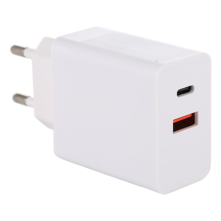 Spina europea per adattatore di alimentazione per caricabatterie rapido PD + QC3.0 da 24 W, 24W EU Plug