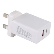 Spina UK per adattatore di alimentazione per caricabatterie rapido PD da 24 W + QC3.0, 24W UK Plug