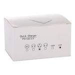 Spina UK per caricabatterie rapido 24W PD + QC3.0