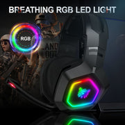 Cuffie cablate per giochi per computer ONIKUMA K10 con luce LED RGB, K10