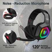 Cuffie cablate per giochi per computer ONIKUMA K10 con luce LED RGB, K10