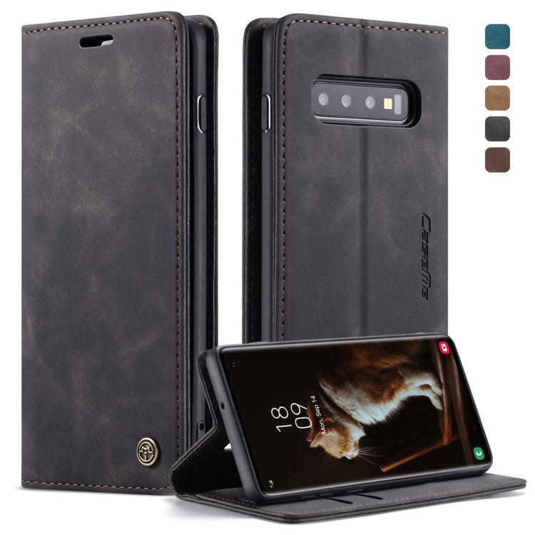 Custodia portafoglio in pelle per Samsung Galaxy S10