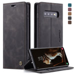 Custodia portafoglio in pelle per Samsung Galaxy S10