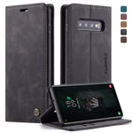 Custodia portafoglio in pelle per Galaxy S10 Plus