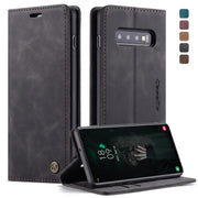 Custodia portafoglio in pelle per Galaxy S10 Plus
