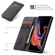Custodia portafoglio in pelle per Galaxy S10 Plus