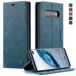 Custodia portafoglio in pelle per Galaxy S10 Plus