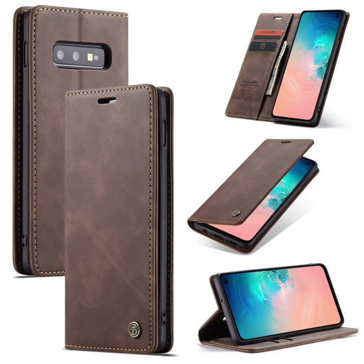 Custodia portafoglio in pelle per Samsung Galaxy S10e