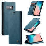 Custodia portafoglio in pelle per Samsung Galaxy S10e