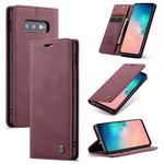 Custodia portafoglio in pelle per Samsung Galaxy S10e