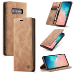 Custodia portafoglio in pelle per Samsung Galaxy S10e