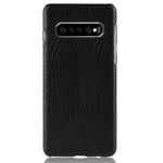 Custodia antiurto PC+PU con texture coccodrillo per Galaxy S10 5G