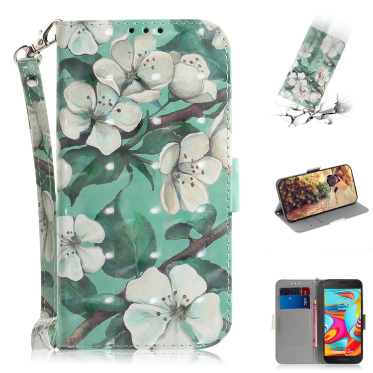 Custodia portafoglio in pelle per Samsung Galaxy A2 Core