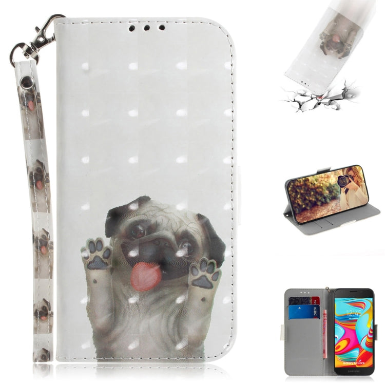 Custodia portafoglio in pelle per Samsung Galaxy A2 Core