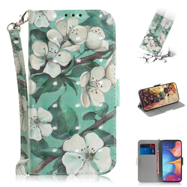 Custodia portafoglio in pelle per Samsung Galaxy A20e