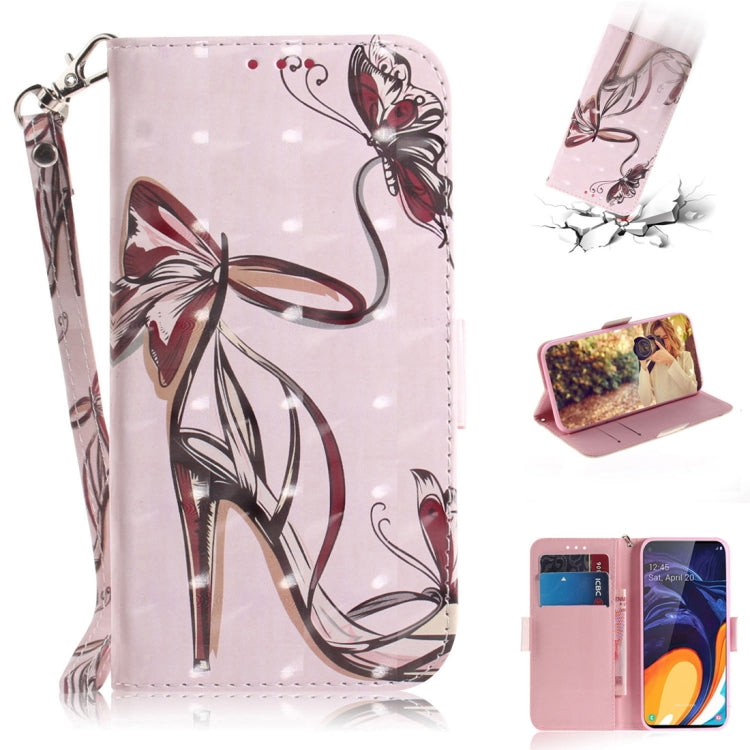 Custodia portafoglio in pelle per Samsung Galaxy A60