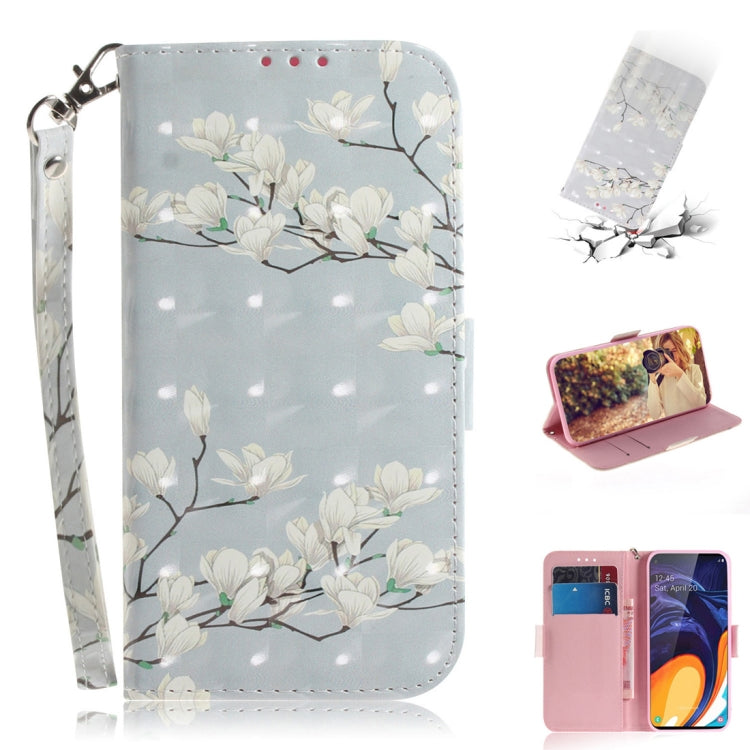 Custodia portafoglio in pelle Magnolia per Galaxy A60
