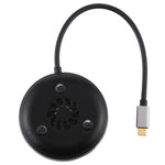 Adattatore HUB USB-C con 3 USB 3.0, HDMI, RJ45 e lettore SD/TF
