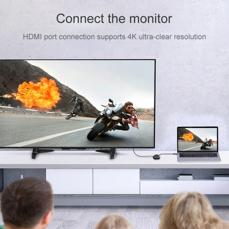 Adattatore HUB USB-C con 3 USB 3.0, HDMI, RJ45 e lettore SD/TF