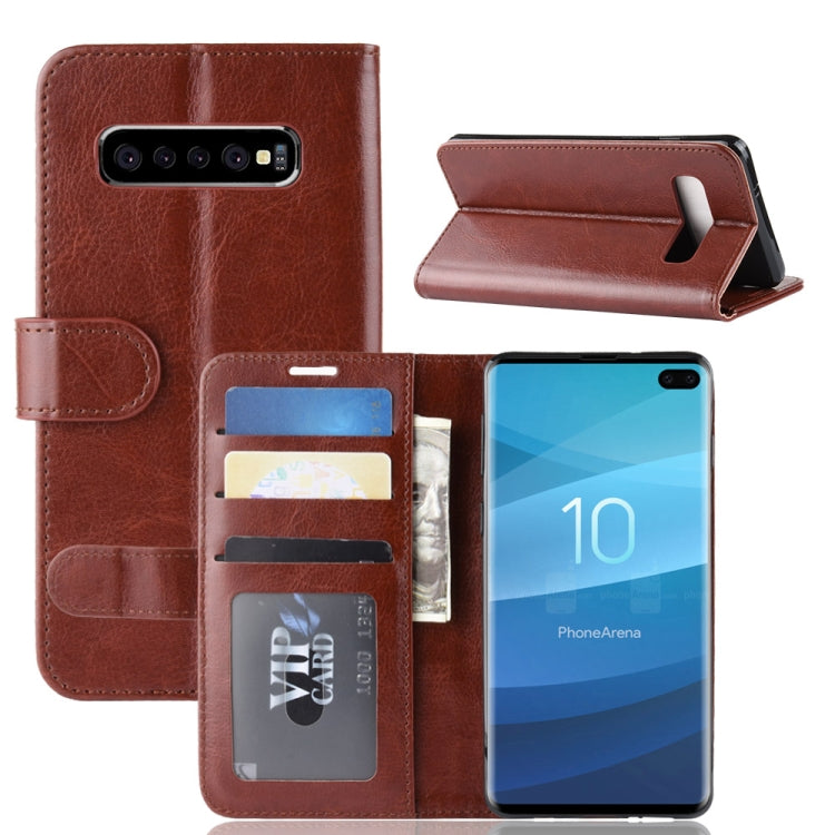 Custodia portafoglio in pelle per Samsung Galaxy S10+