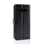 Custodia portafoglio in pelle per Samsung Galaxy S10