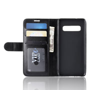 Custodia portafoglio in pelle per Samsung Galaxy S10