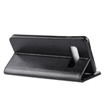 Custodia portafoglio in pelle per Samsung Galaxy S10