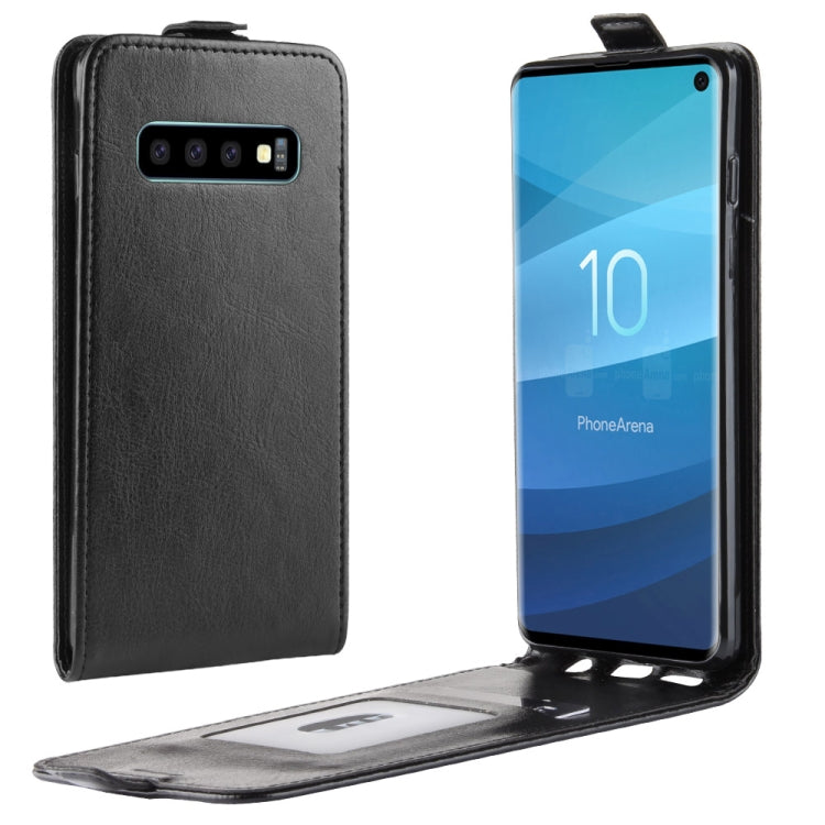 Custodia portafoglio in pelle con chiusura verticale per Galaxy S