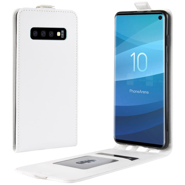 Custodia portafoglio in pelle con chiusura verticale per Galaxy S